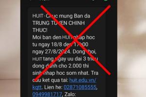 Cảnh báo chiêu lừa đảo mới nhắm vào học sinh sinh viên, giả mạo tin nhắn trúng tuyển, cẩn trọng mất tiền tỷ